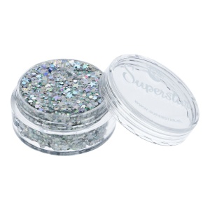 Purpurina crema Chunky Plata Starligh 10 ml. 