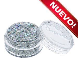 Purpurina crema Chunky Plata Starligh 10 ml. 